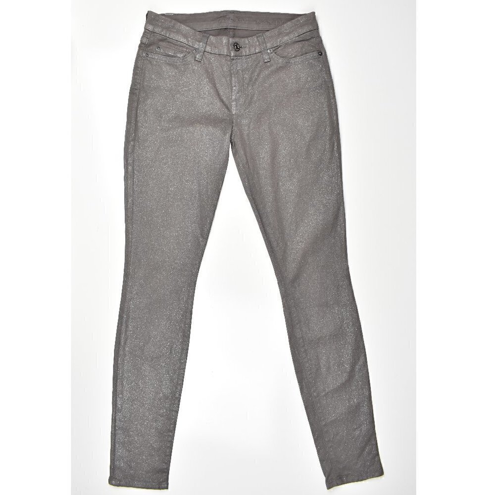 7 For All Mankind The Skinny Glitter Jeans 27